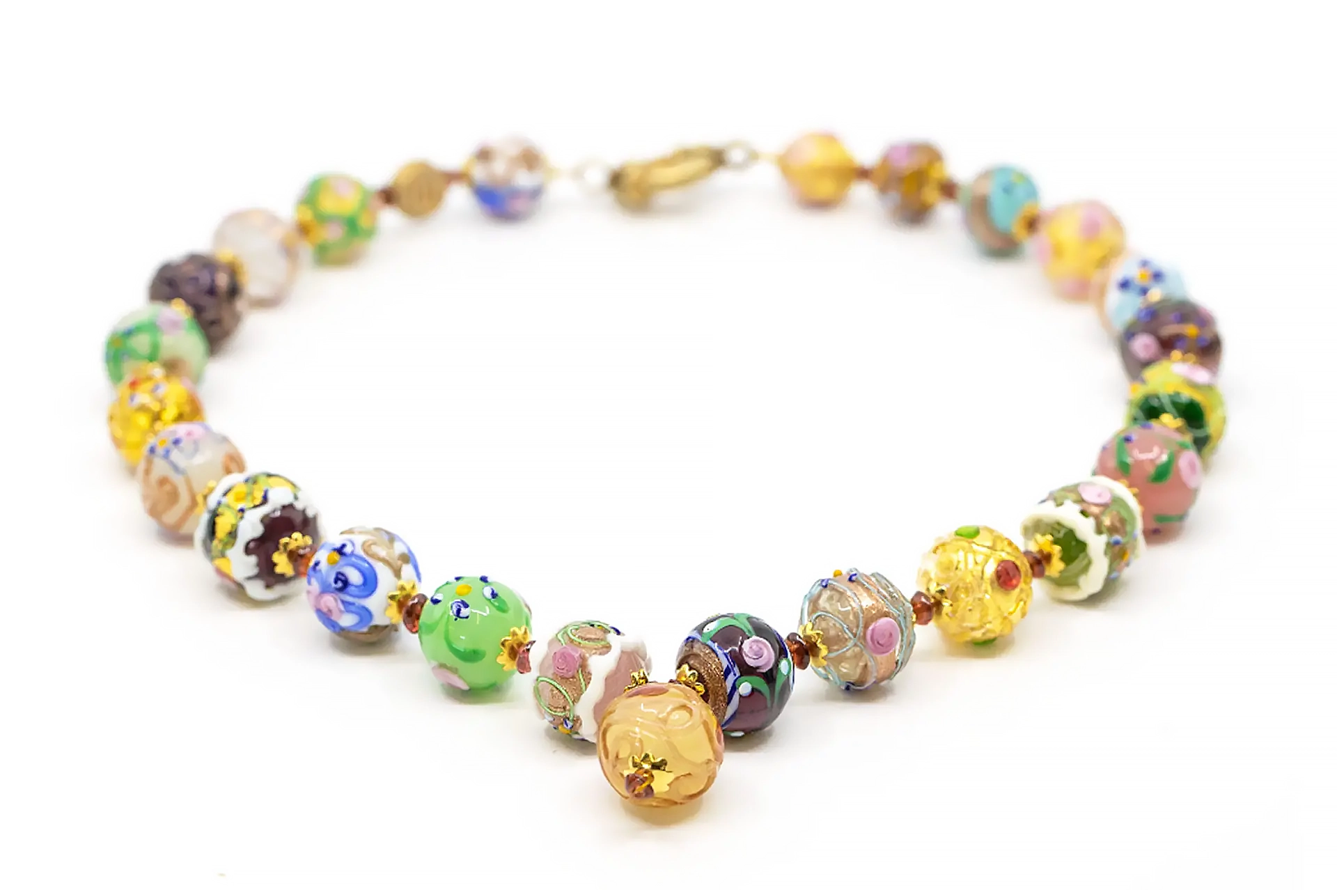 Cà Rezzonico choker : the Art of Fiorato