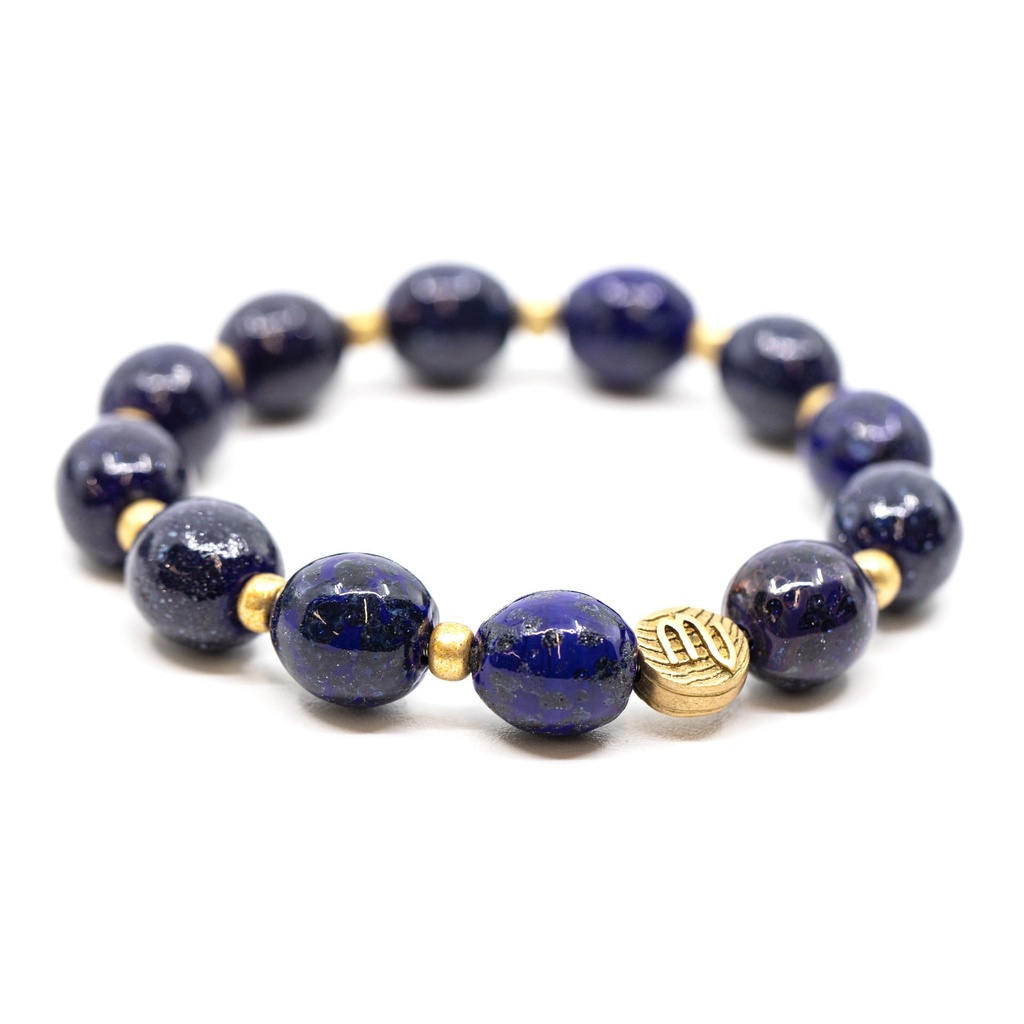 Bracciale La Mostra: l'avventurina blu