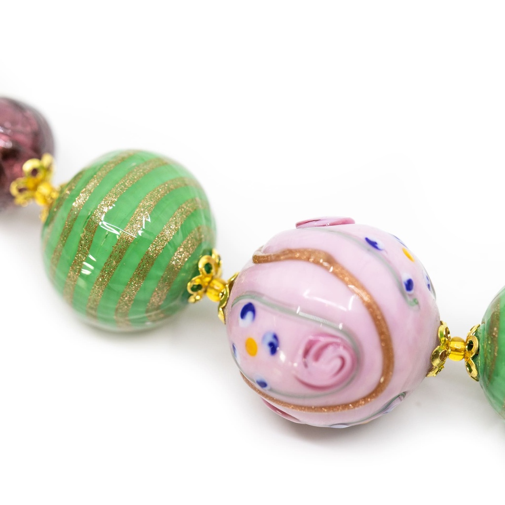 Collana Venezia Grimani: alabastro fiorato