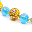 Collana Venezia Grimani: acquamarina decorata