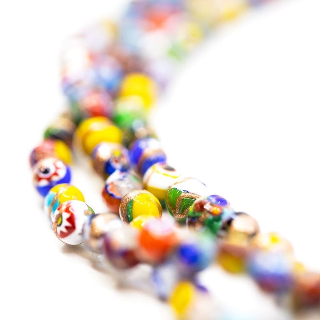 Girocollo Perle d’Epoca Cà Pesaro con murrine originali