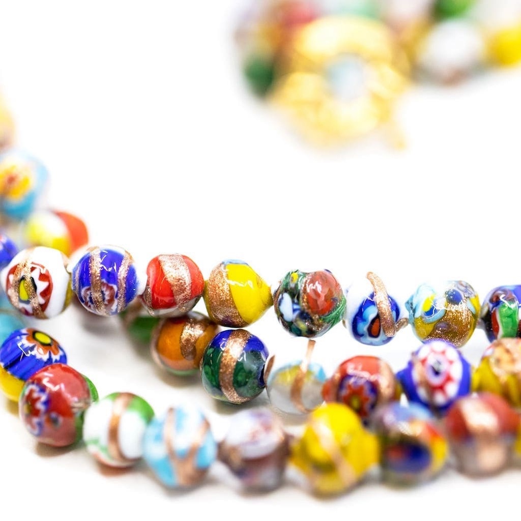 Girocollo Perle d’Epoca Cà Pesaro con murrine originali