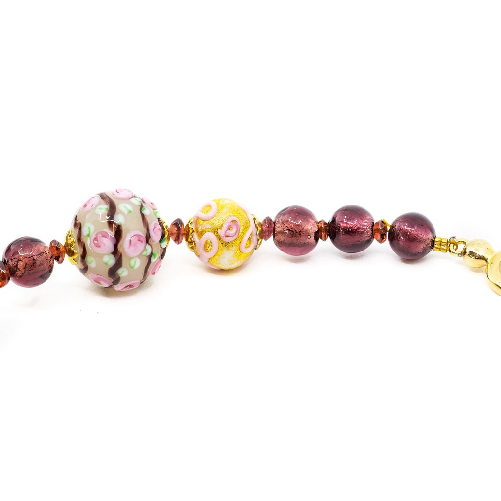 Collana Serenissima Fenice: boccioli di rosa
