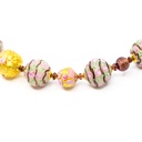Collana Serenissima Fenice: boccioli di rosa