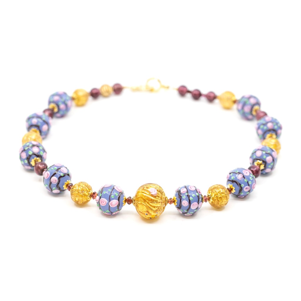 Collana Serenissima Fenice: boccioli di rosa
