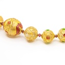 Collana Serenissima Fenice: decori su foglia oro