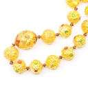 Collana Serenissima Fenice: decori su foglia oro