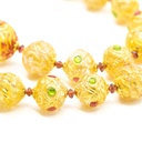 Collana Serenissima Fenice: decori su foglia oro