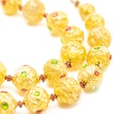 Collana Serenissima Fenice: decori su foglia oro