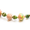 Collier Serenissima Mocenigo: brins et boutons de roses