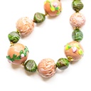 Collier Serenissima Mocenigo: brins et boutons de roses
