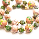 Collier Serenissima Mocenigo: brins et boutons de roses