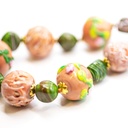 Collier Serenissima Mocenigo: brins et boutons de roses