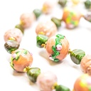 Collier Serenissima Mocenigo: brins et boutons de roses