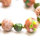 Collier Serenissima Mocenigo: brins et boutons de roses