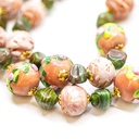 Collier Serenissima Mocenigo: brins et boutons de roses