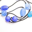 Collier Pret à Porter Laguna: les couleurs des perles sablées