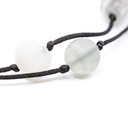 Collier Pret à Porter Laguna: les couleurs des perles sablées