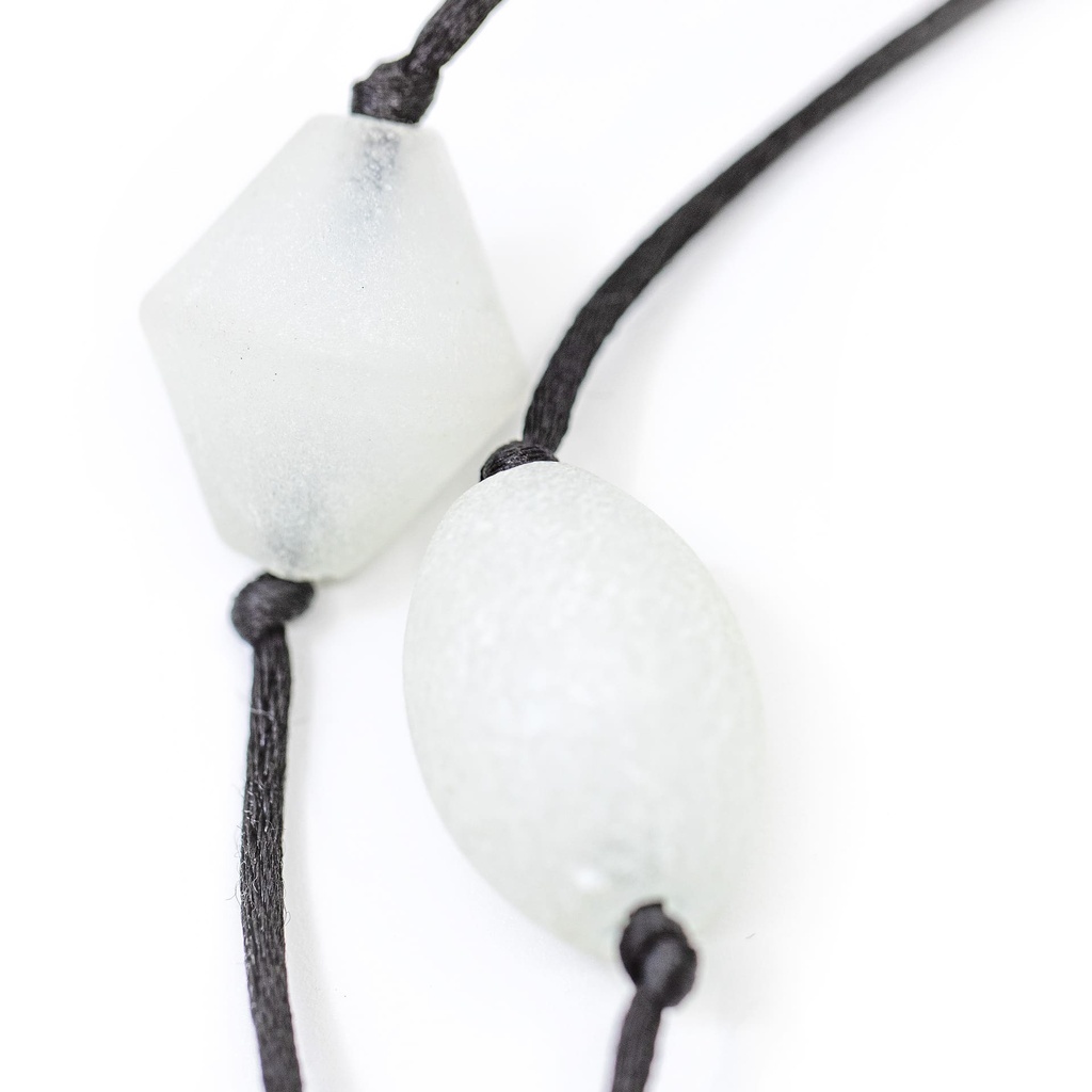 Collier Pret à Porter Laguna: les couleurs des perles sablées