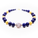 Girocollo Mocenigo di perle in vetro lapis