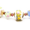 Collana Serenissima Fortuny: filigrane colorate
