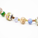 Collana Serenissima Fortuny: filigrane colorate