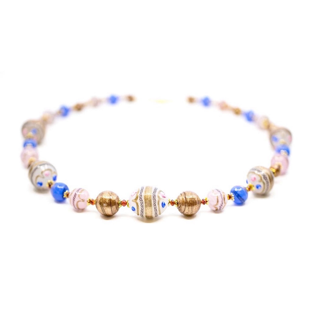 Collana Serenissima Mocenigo: preziosità nei delicati colori