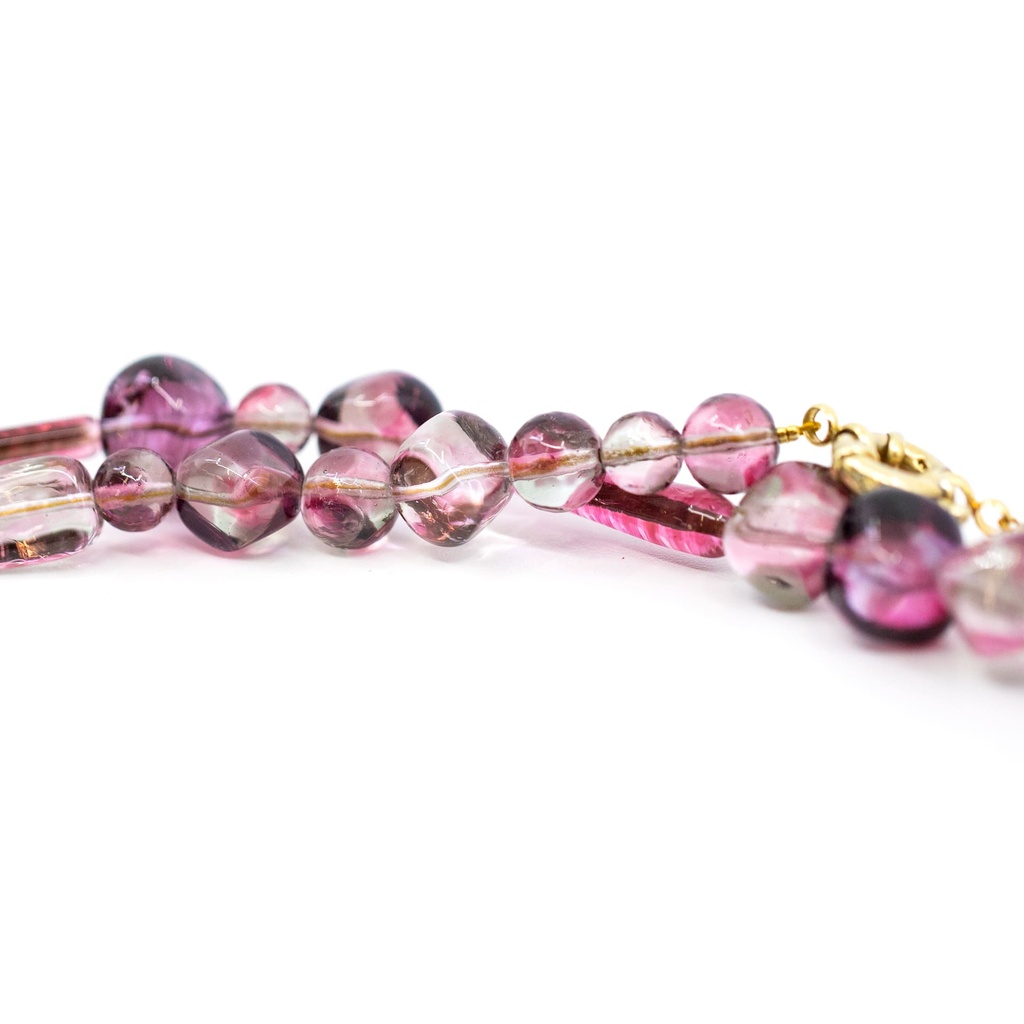 Collana La Mostra ametista dal design contemporaneo