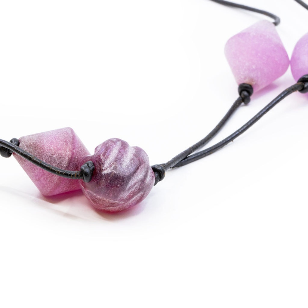 Collana Pret à Porter Laguna: i colori delle perle sabbiate