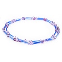Collana La Mostra di perle in vetro multicolore