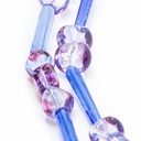 Collana La Mostra di perle in vetro multicolore