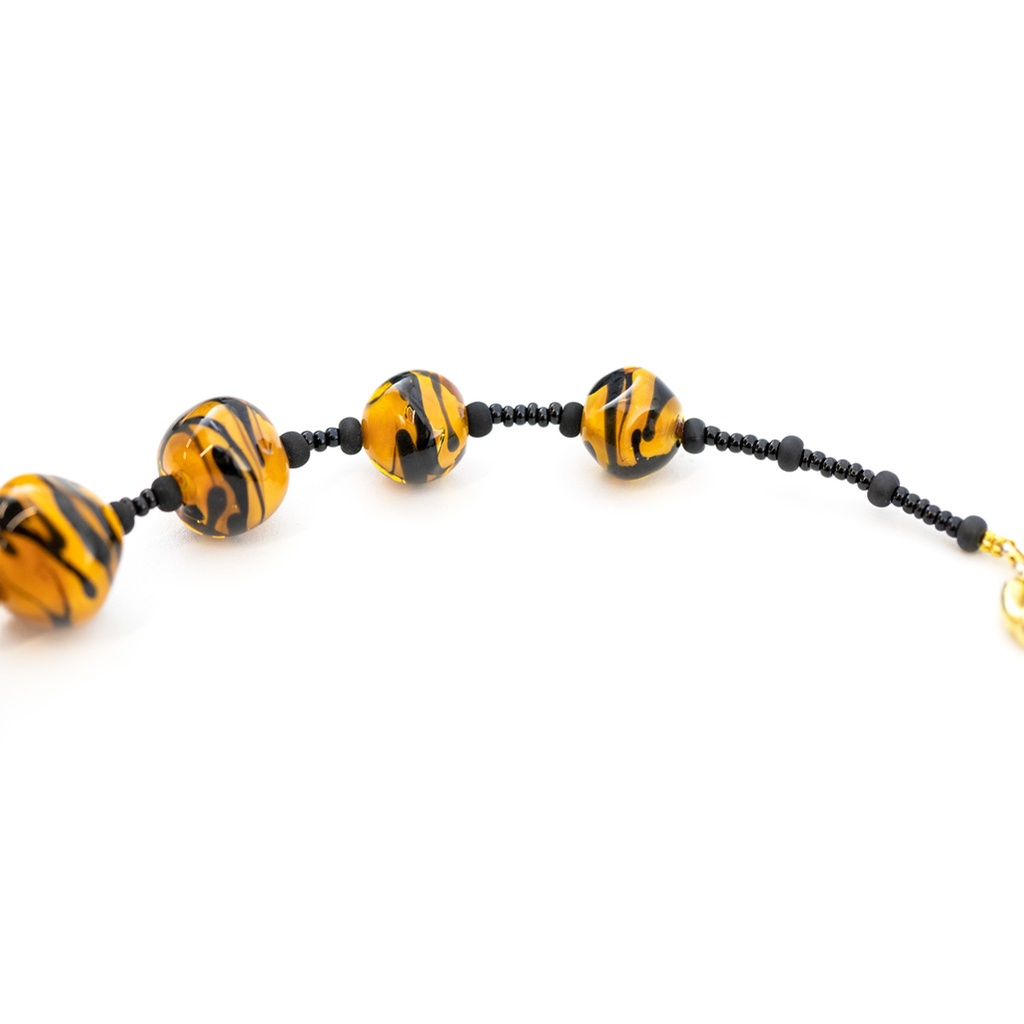 Girocollo Pret à Porter Rialto con perle design animalier
