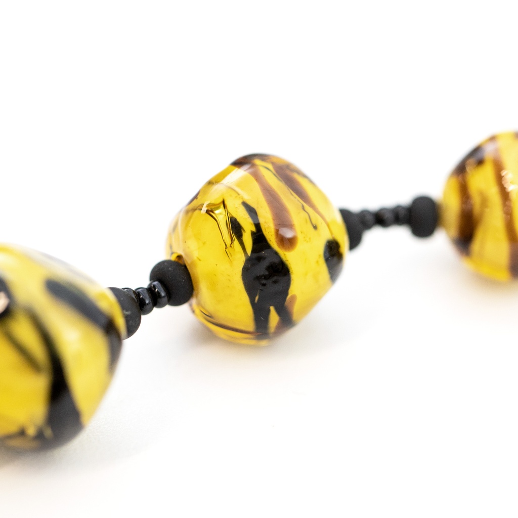 Girocollo Pret à Porter Rialto con perle design animalier