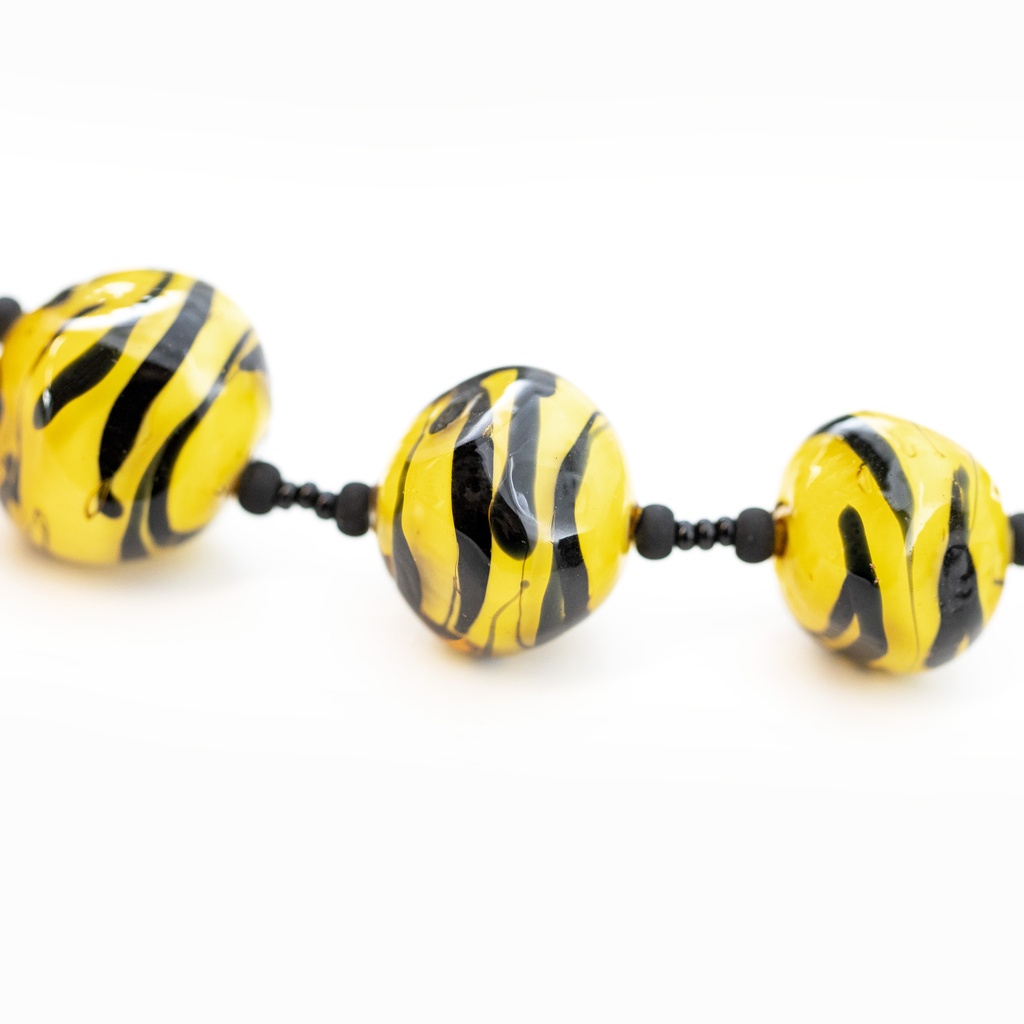 Girocollo Pret à Porter Rialto con perle design animalier