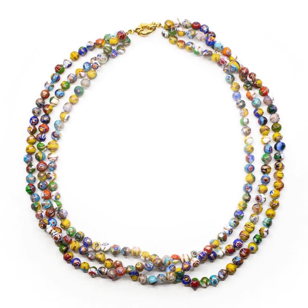 Collier de perles vintage Cà Pesaro: le caractère unique des murrine originales