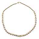 Ethnic and barter beads necklace with antique finish