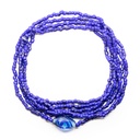 African Inspirations Halskette: Lapis und Aquamarin