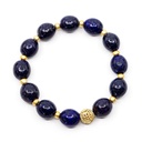 Bracelet La Mostra: l'avventurina bleue