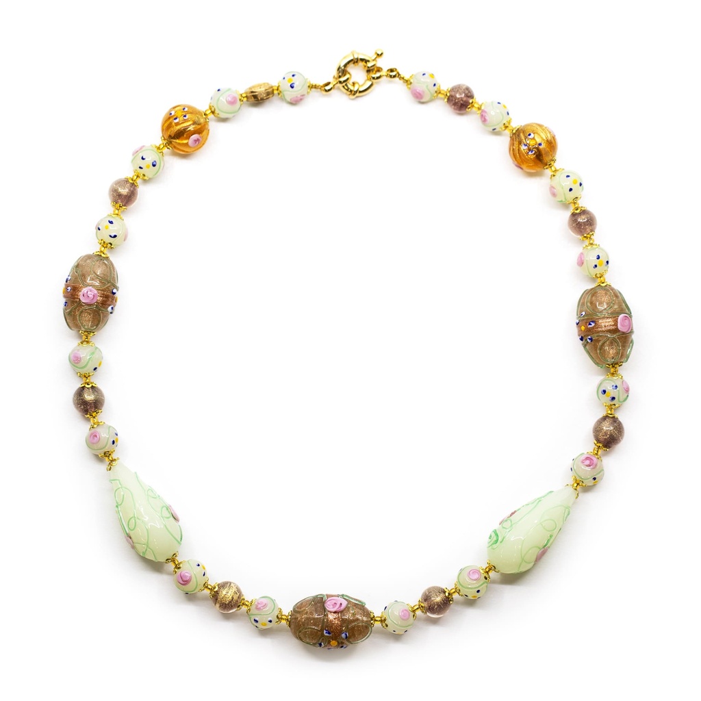 Collier Venezia Pisani: délicatesse du fiorato