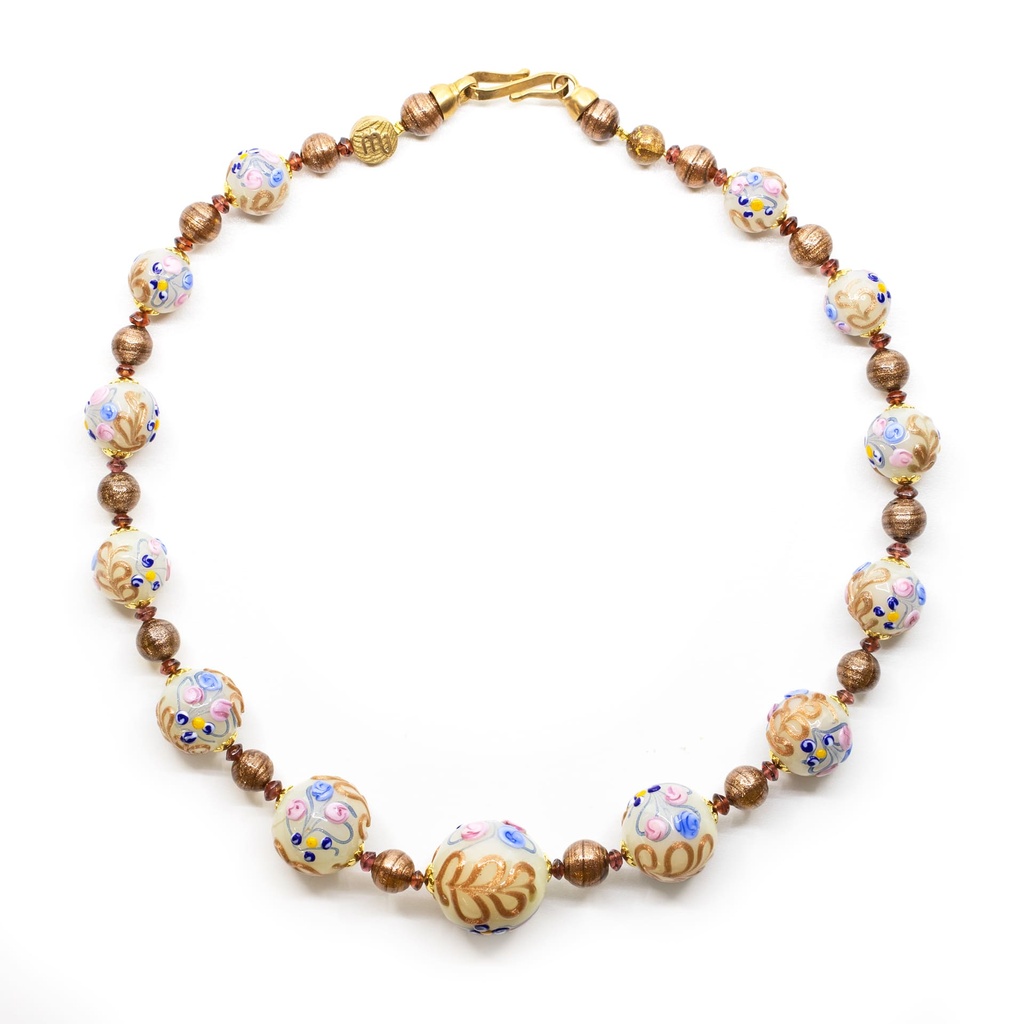 Serenissima Cà Rezzonico-Halsband: die Kunst des Fiorato