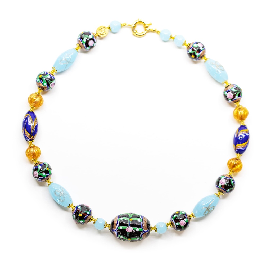 Collier Venezia Pisani: délicatesse du fiorato 