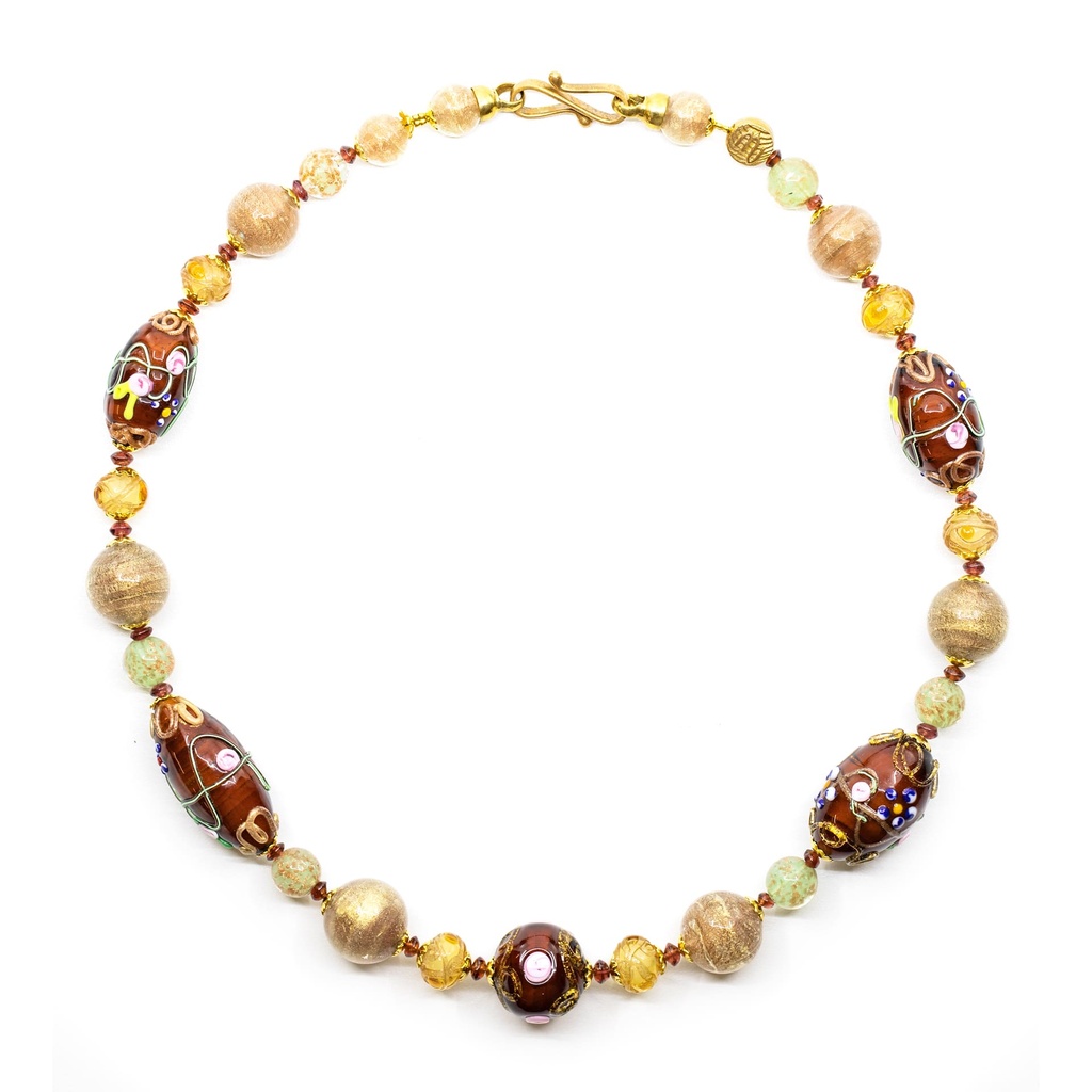 Collier Serenissima Ducale: l'art du Fiorato