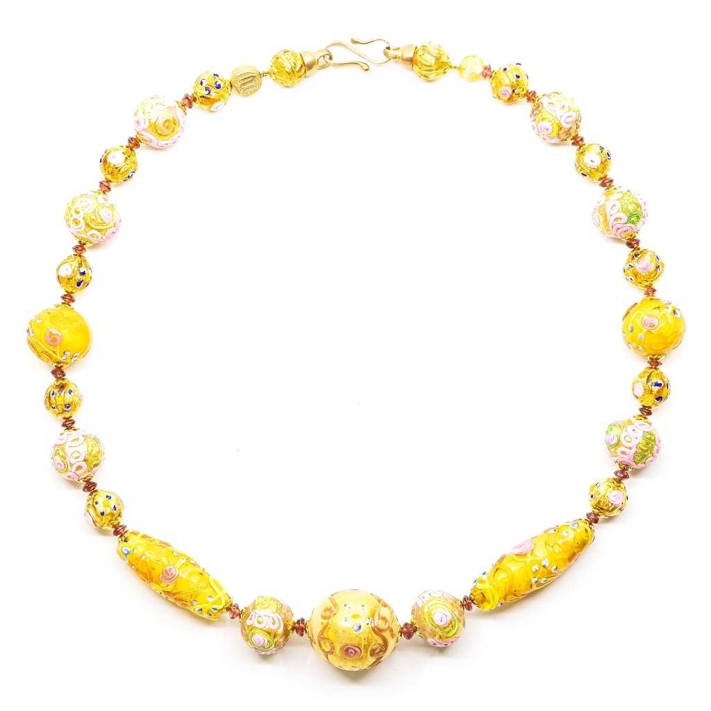 Serenissima Cà Rezzonico-Halsband: die Kunst des Fiorato