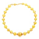 Serenissima Fenice necklace: Decorations on Gold Leaf