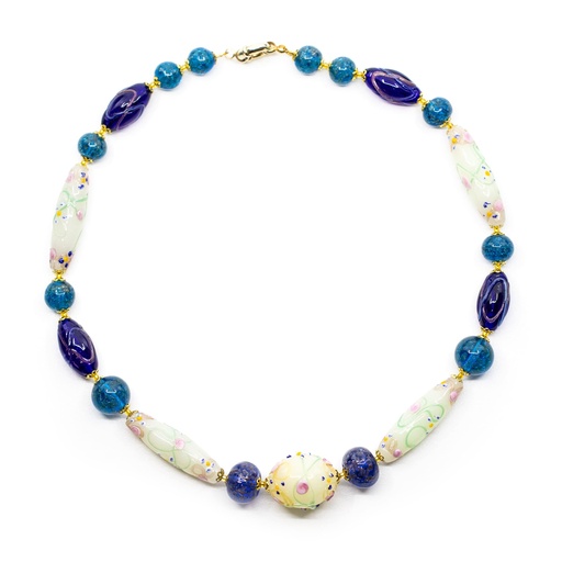 [P105X] Collier Venezia Pisani: délicatesse du fiorato