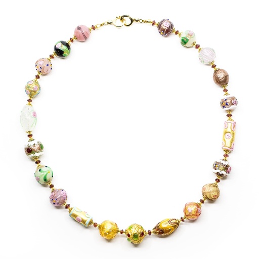 [H205X] Collier Serenissima Cà Rezzonico: perles artistiques
