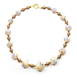 [R203X] Serenissima Cà Rezzonico choker: the Art of Fiorato