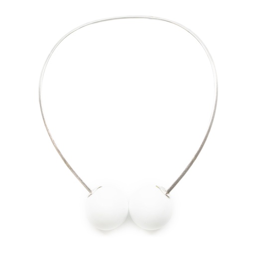 [B501B] Alchimia choker: glass art meets essential design