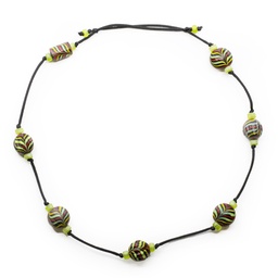 [R704V] Collana Perle Etniche di Baratto dette Fenicie