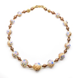 [R2031] Serenissima Cà Rezzonico choker: the Art of Fiorato